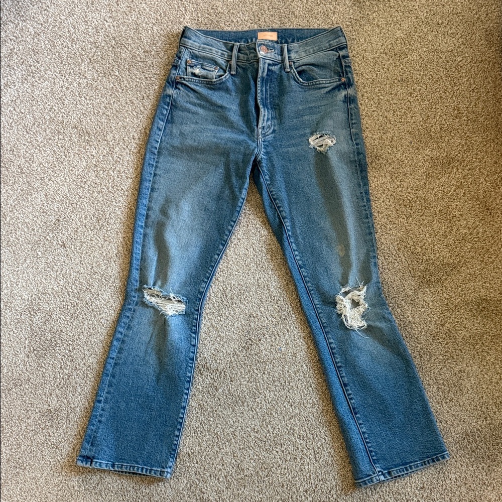 MOTHER The Insider Ankle jeans Bloom and Doom